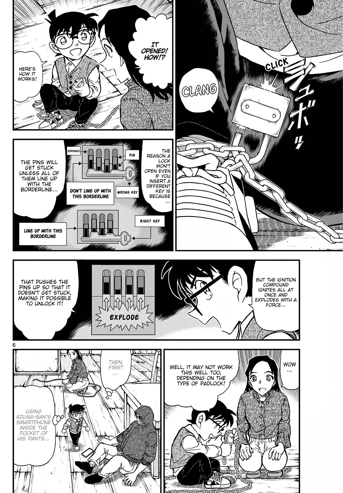 Detective Conan chapter 1128 page 8