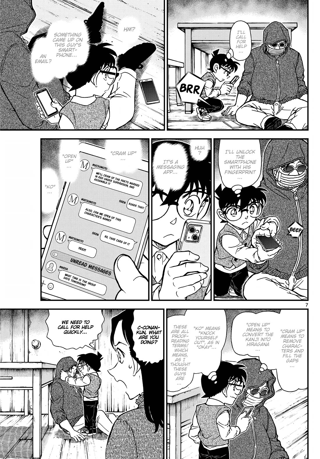 Detective Conan chapter 1128 page 9