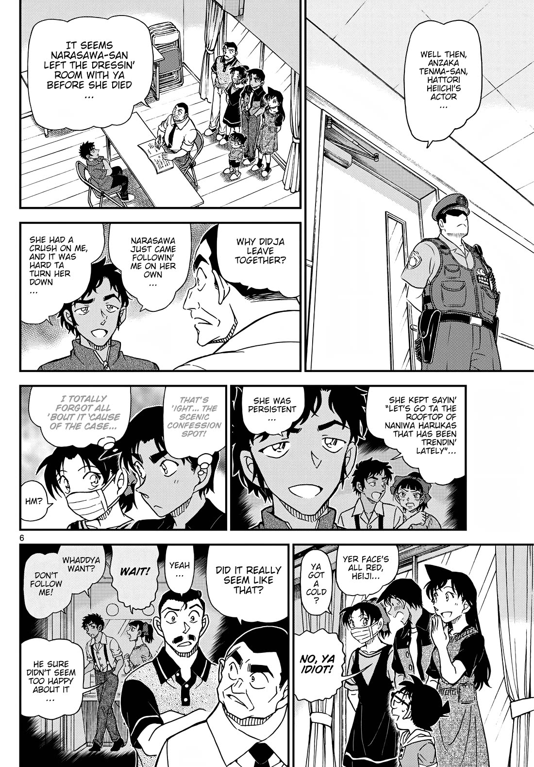 Detective Conan chapter 1130 page 6