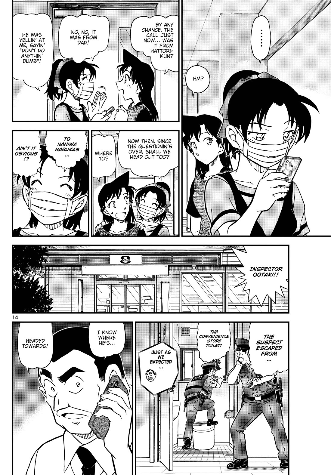Detective Conan chapter 1132 page 14