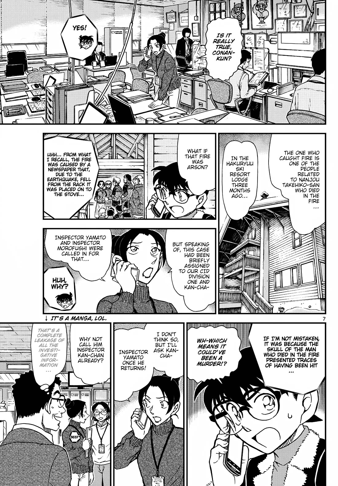 Detective Conan chapter 1138 page 7