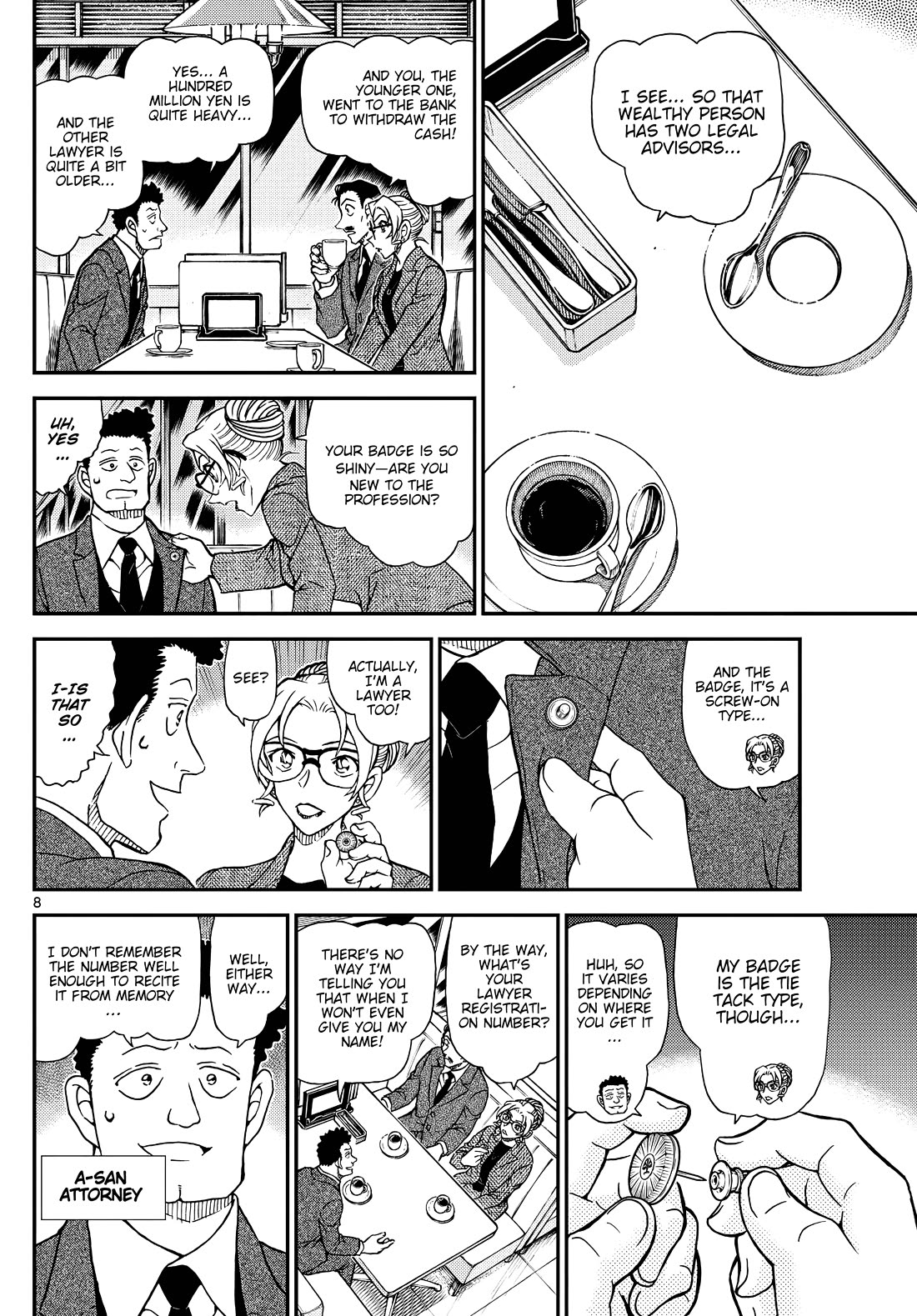 Detective Conan chapter 1142 page 8