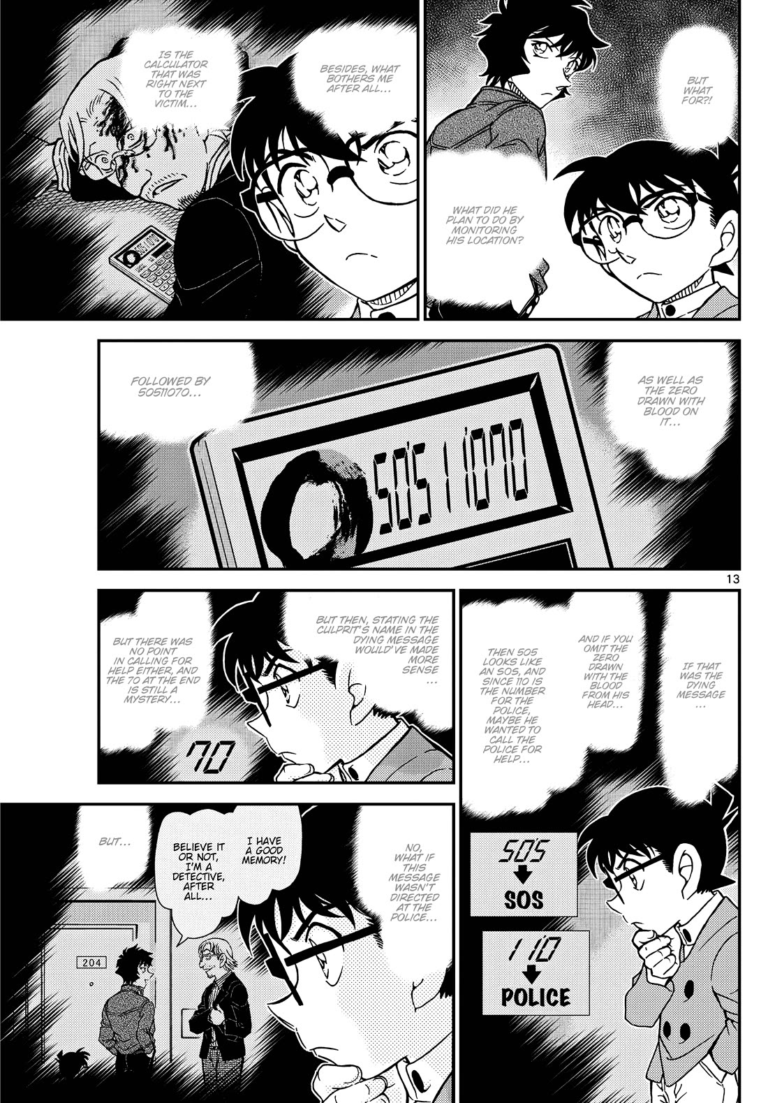 Detective Conan chapter 1152 page 14
