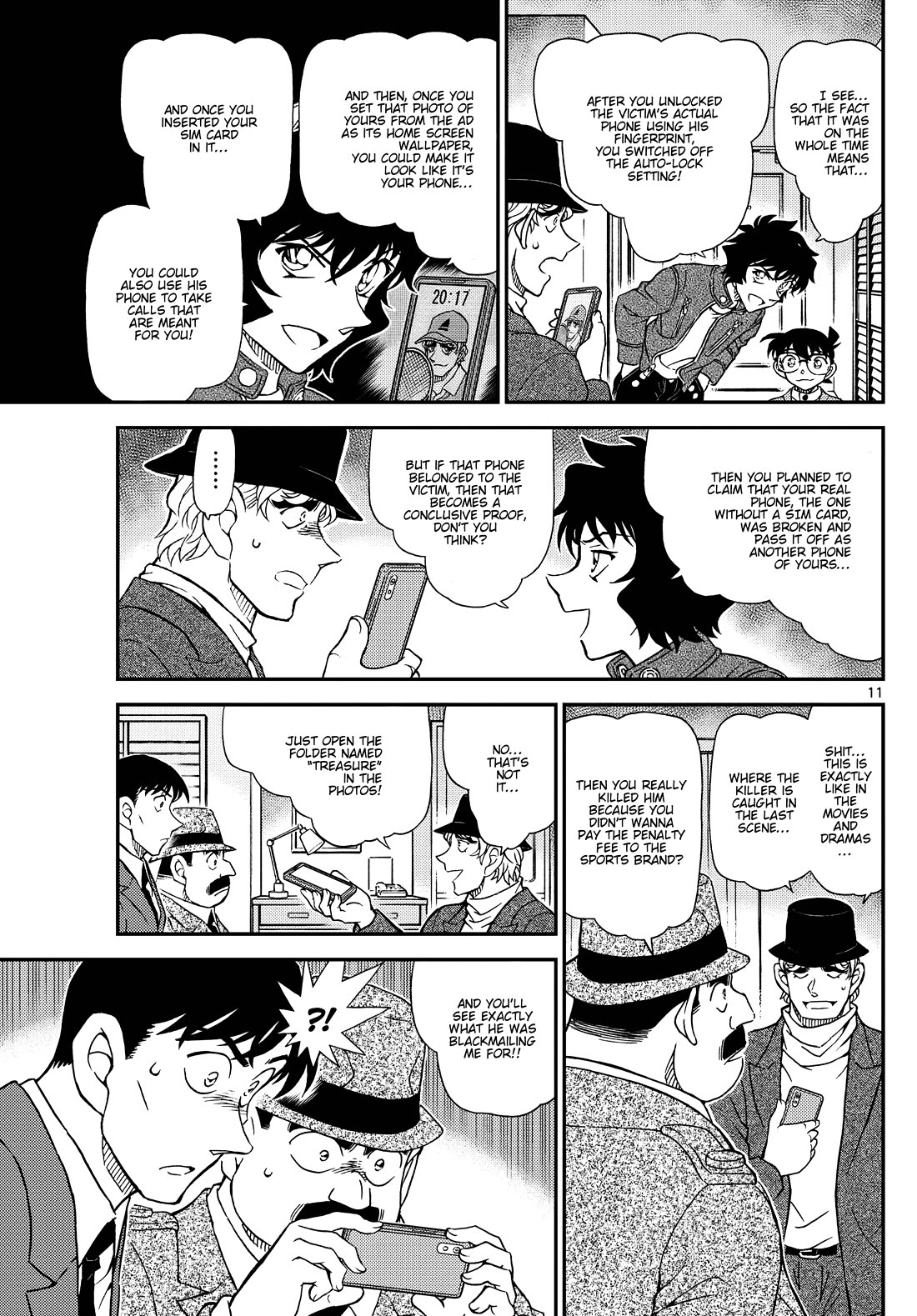 Detective Conan chapter 1153 page 11
