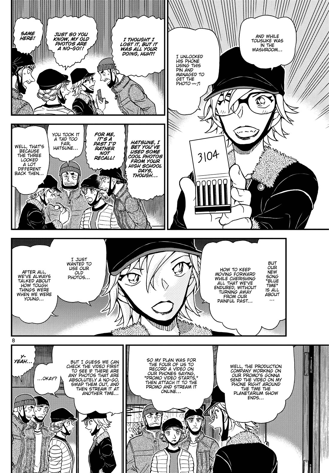 Detective Conan chapter 1157 page 8