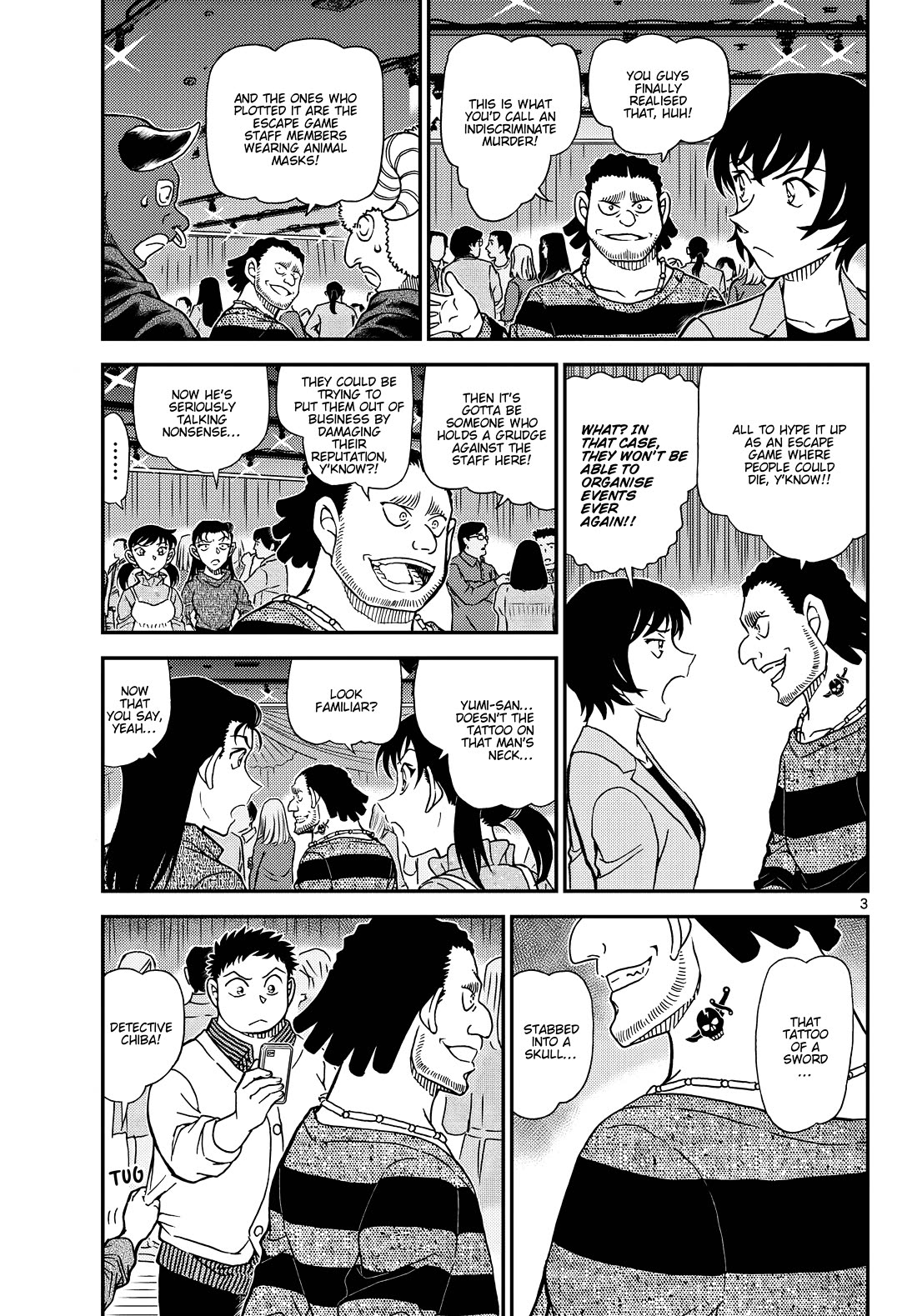 Detective Conan chapter 1162 page 3