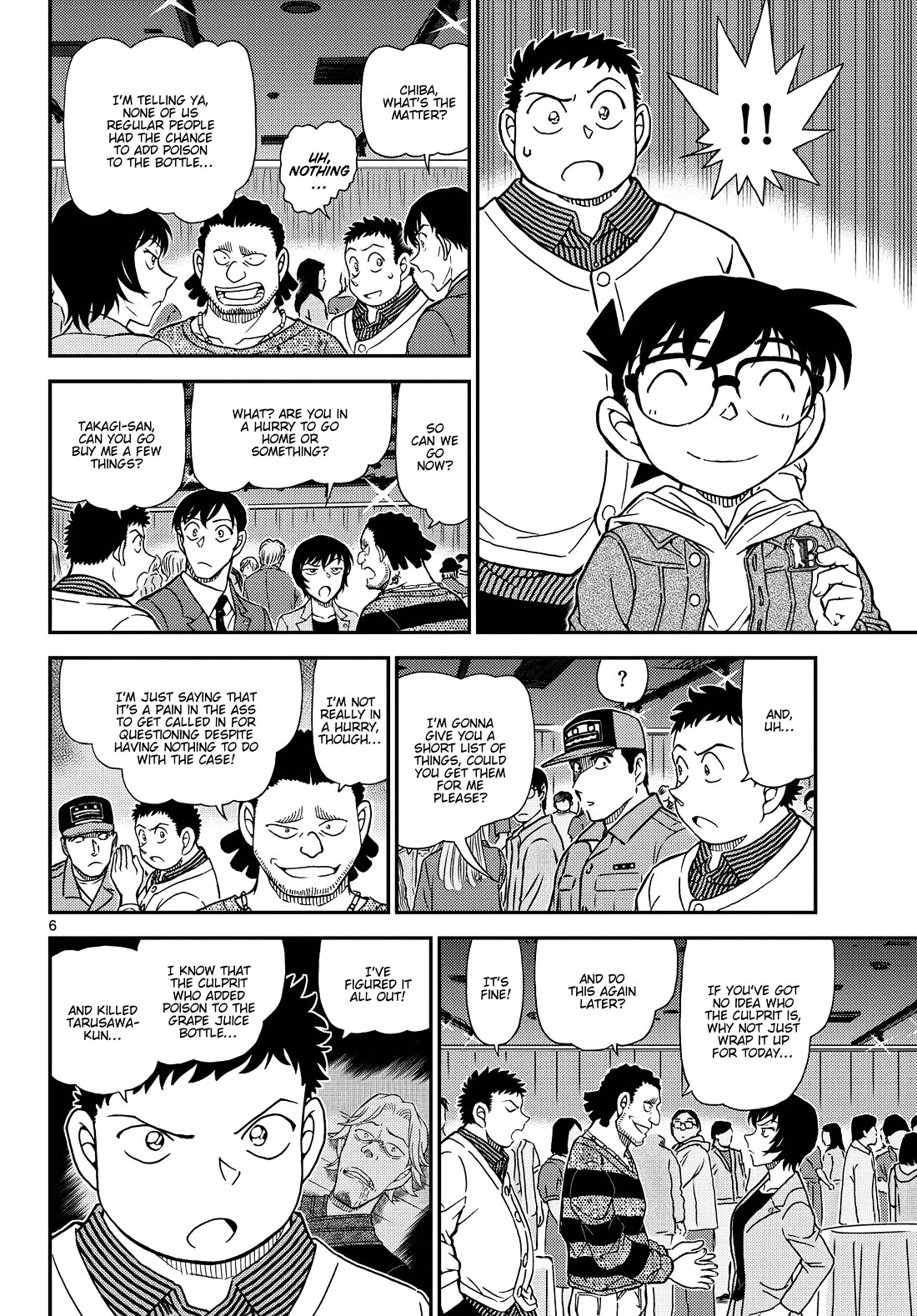 Detective Conan chapter 1162 page 6