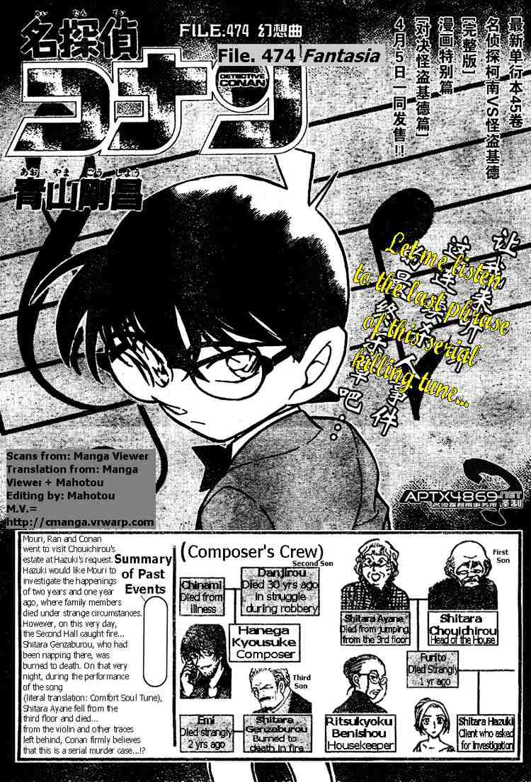 Detective Conan chapter 474 page 1