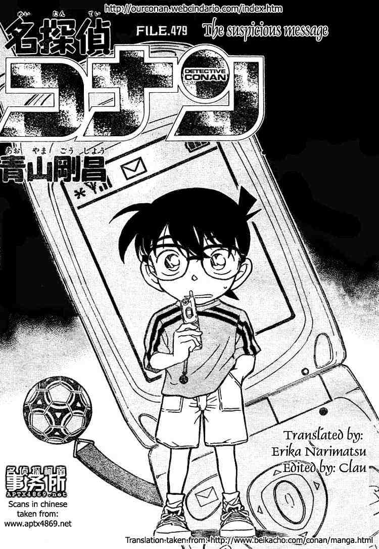 Detective Conan chapter 479 page 1