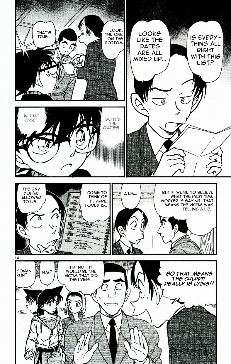 Detective Conan chapter 542 page 14