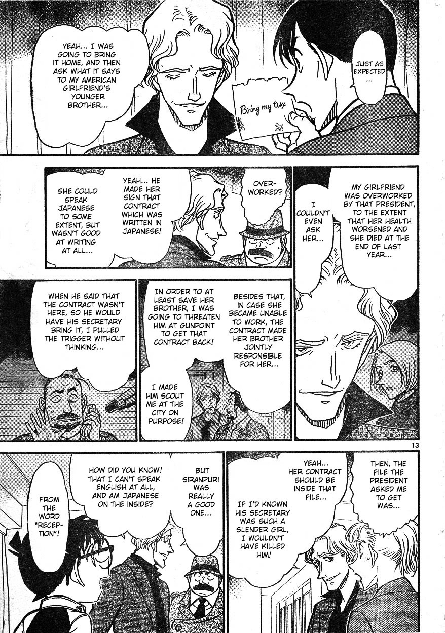Detective Conan chapter 608 page 13