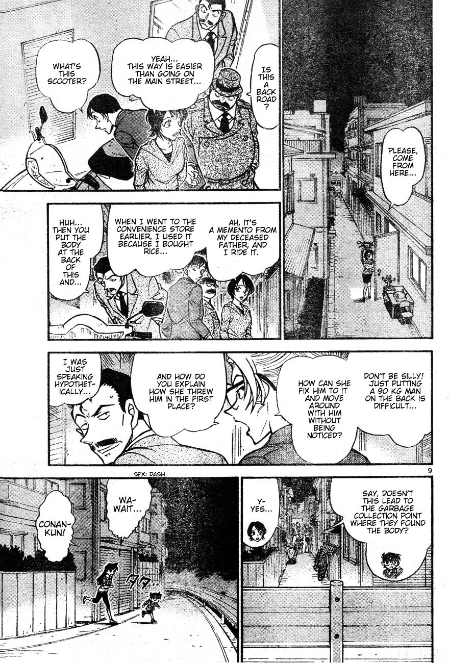 Detective Conan chapter 611 page 9