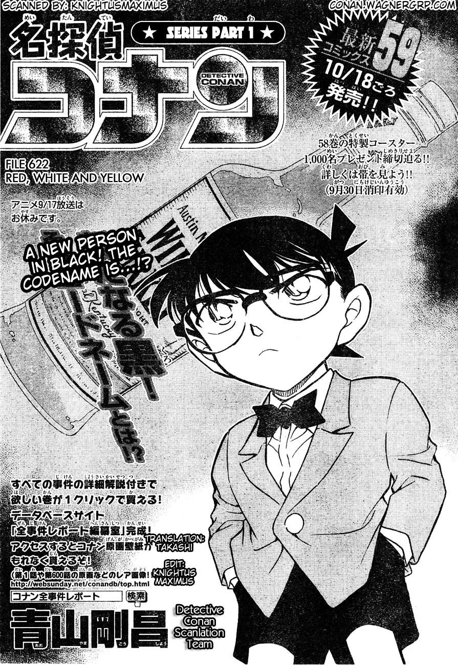 Detective Conan chapter 622 page 1