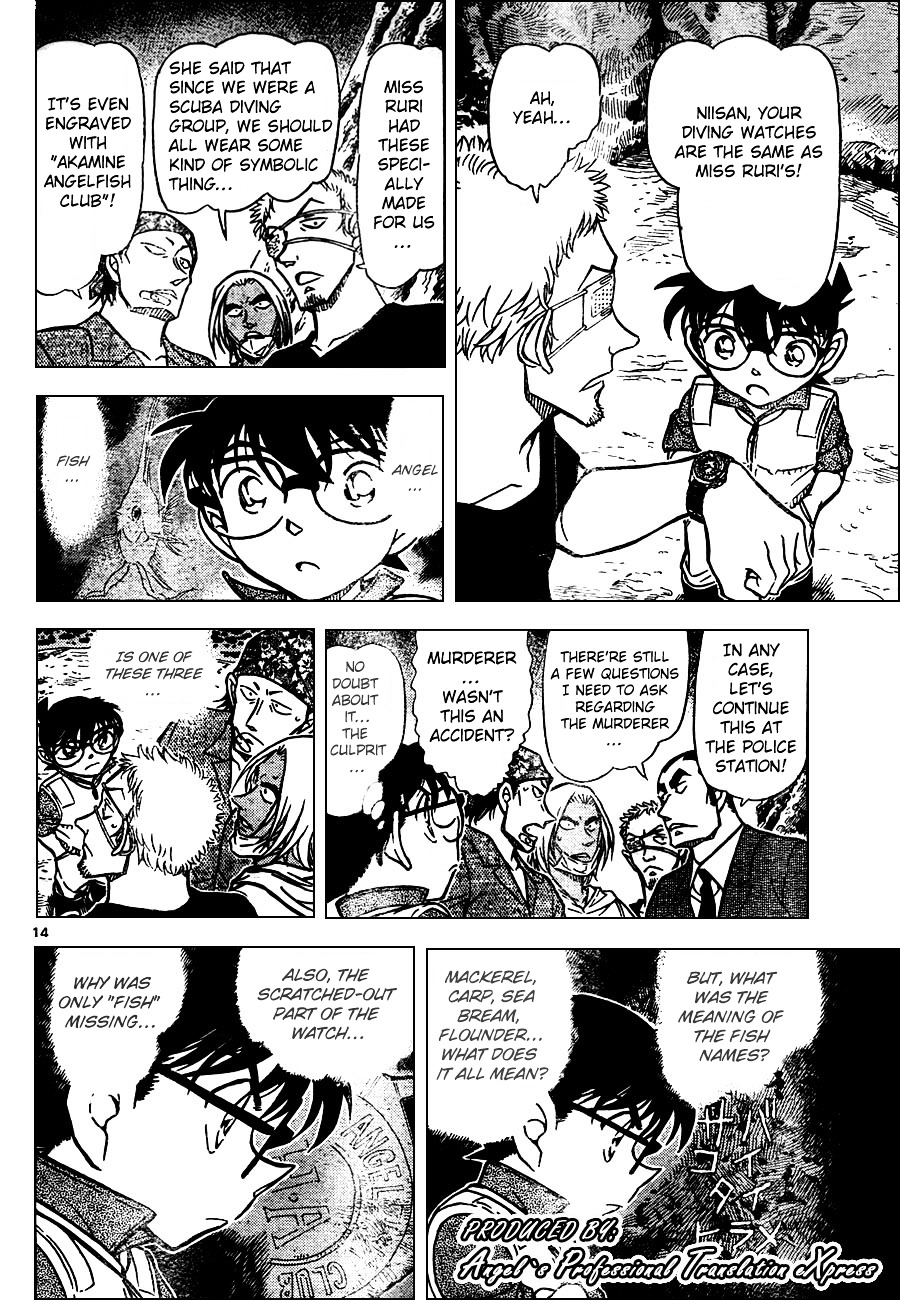 Detective Conan chapter 665 page 14