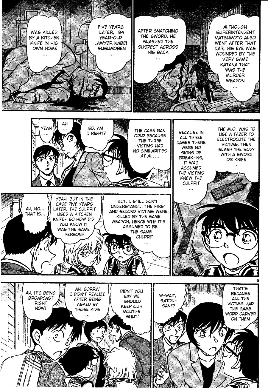 Detective Conan chapter 670 page 9