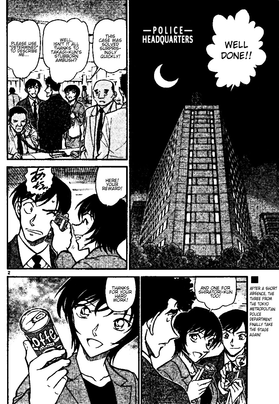 Detective Conan chapter 687 page 2