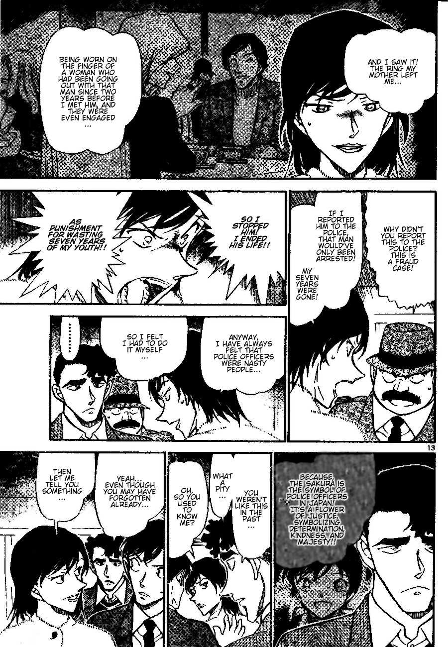 Detective Conan chapter 689 page 13