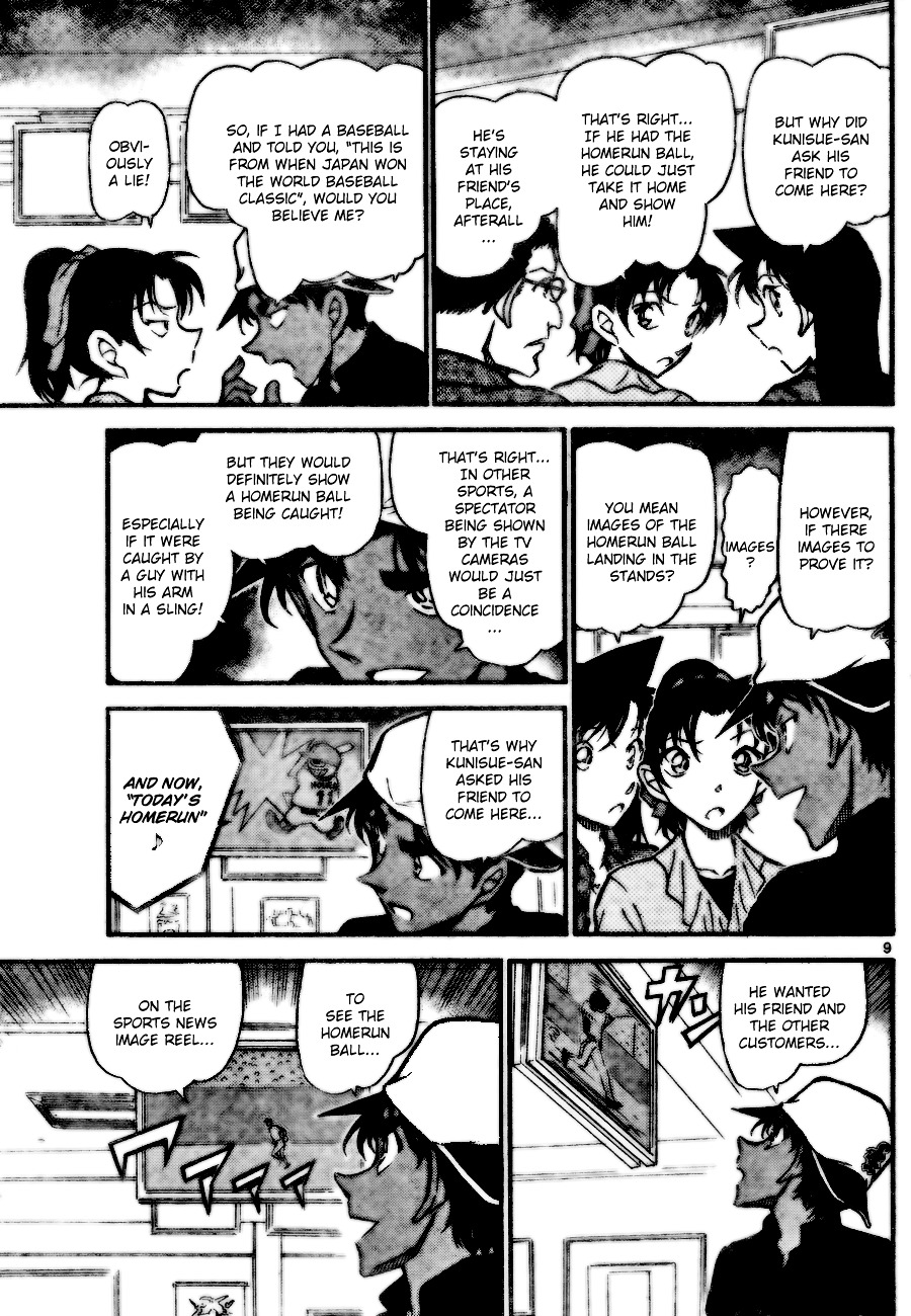 Detective Conan chapter 695 page 9