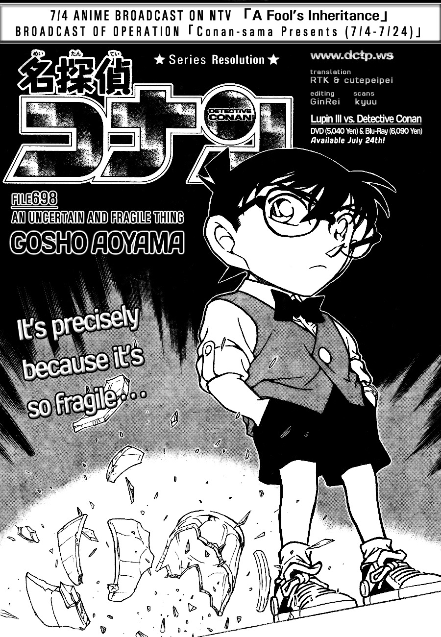 Detective Conan chapter 698 page 1