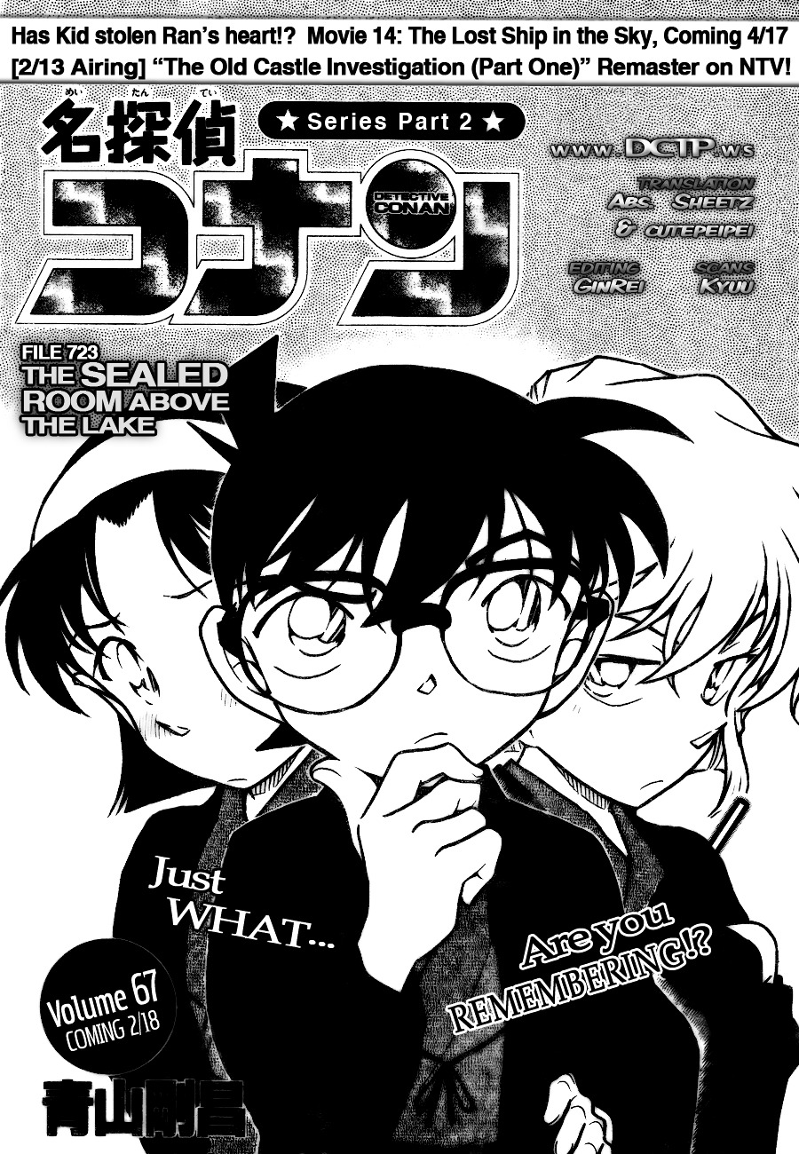 Detective Conan chapter 723 page 1