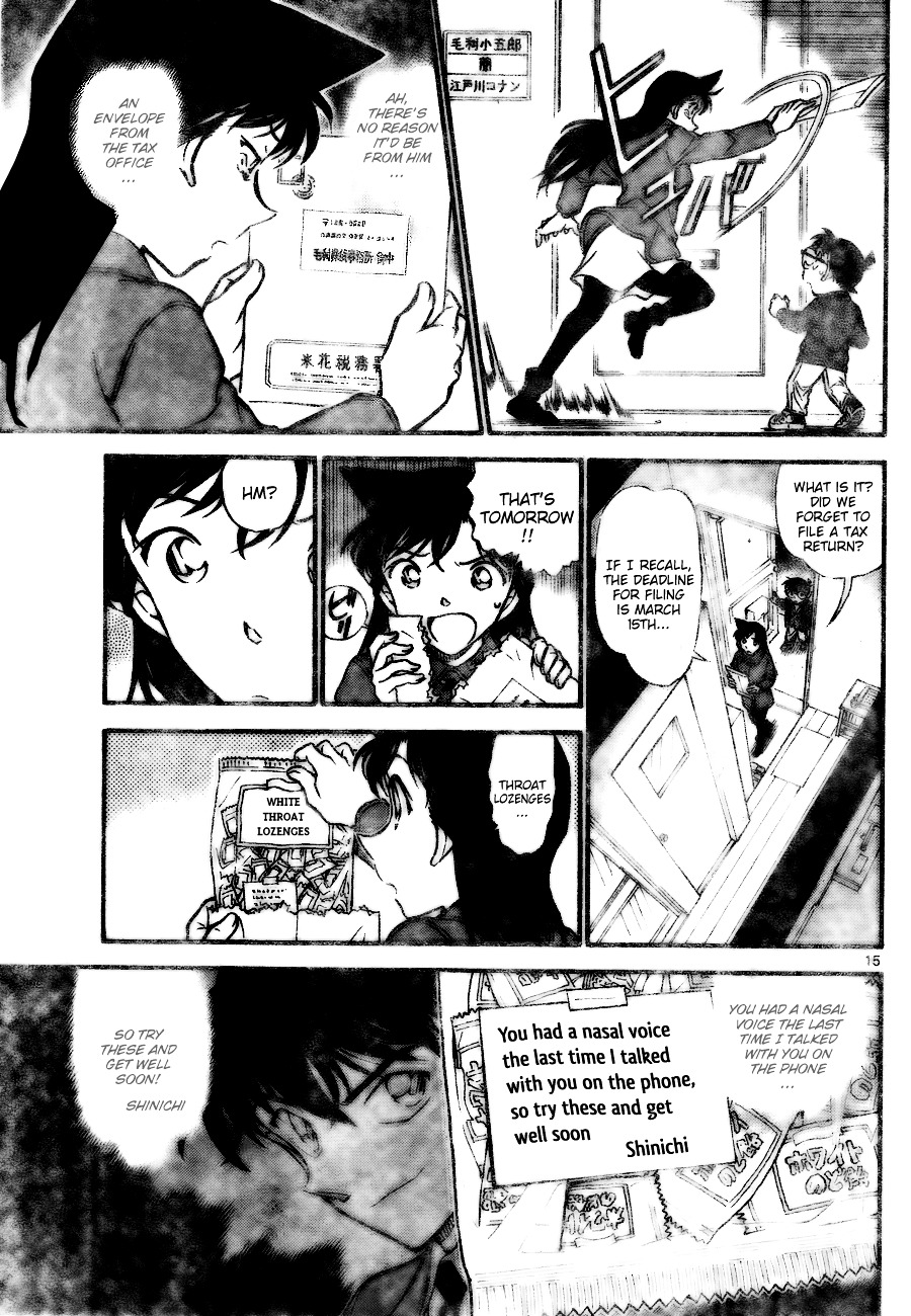 Detective Conan chapter 727 page 15