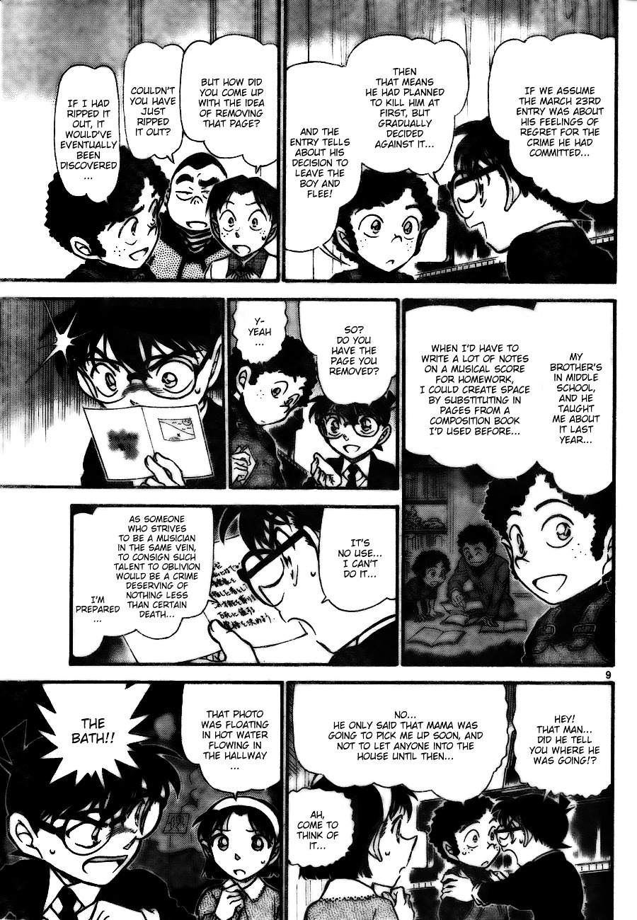 Detective Conan chapter 730 page 9