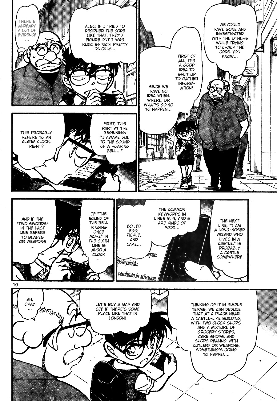 Detective Conan chapter 744 page 10