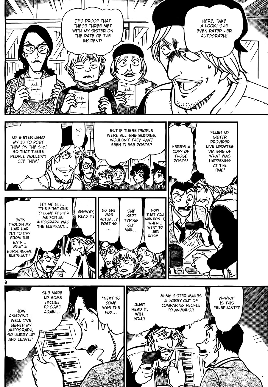 Detective Conan chapter 772 page 8