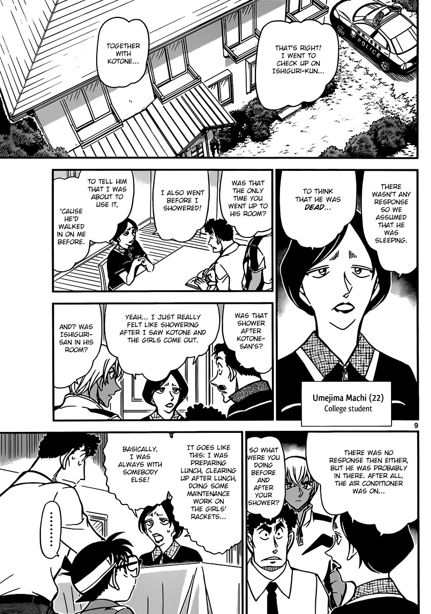 Detective Conan chapter 826 page 9