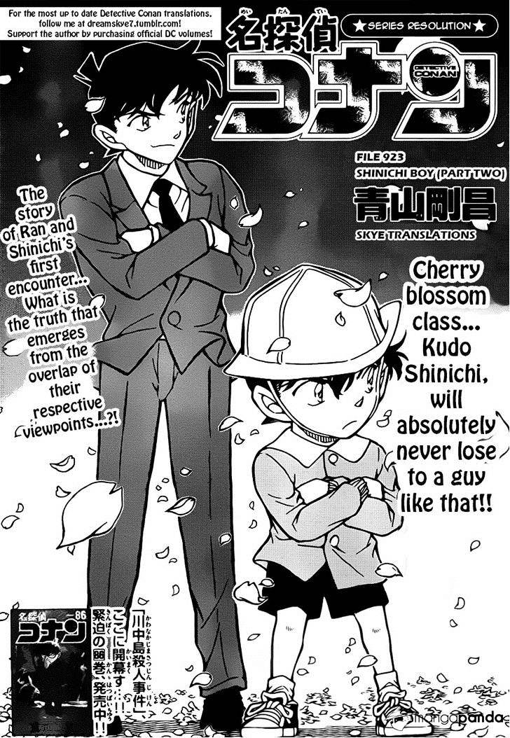 Detective Conan chapter 924 page 1