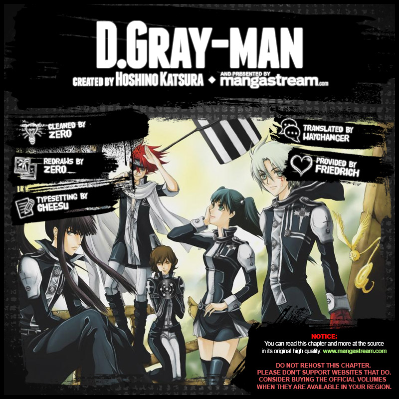 D.Gray-man chapter 232 page 2