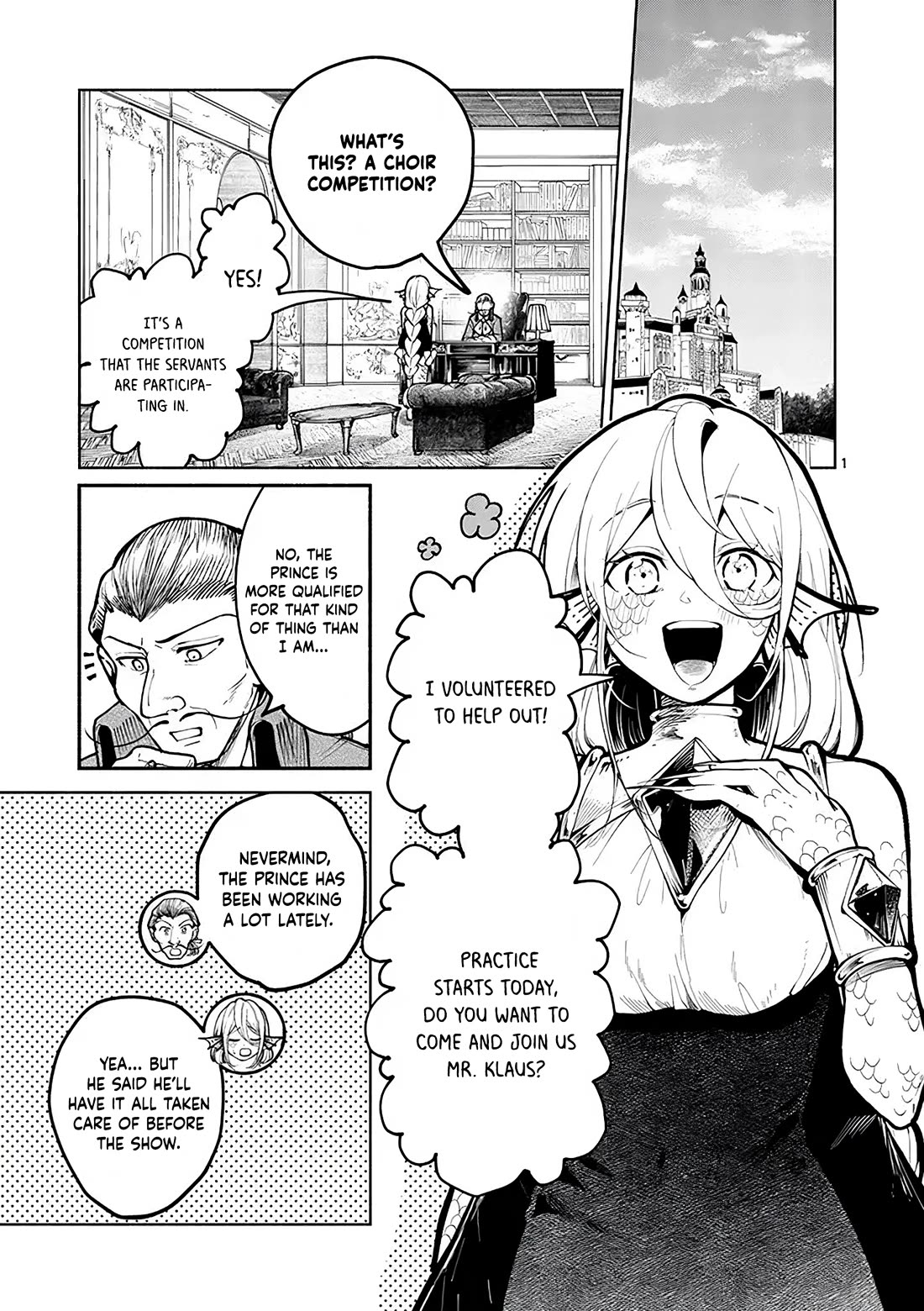 Diana Is a Strange Mermaid chapter 17 page 1