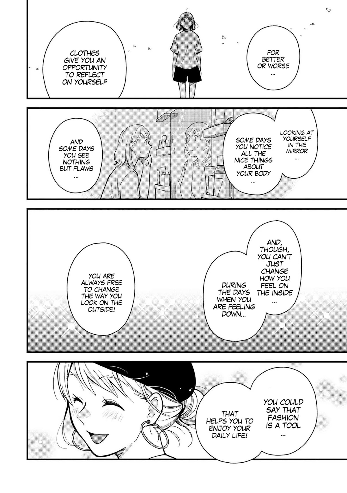 Do it this way if you wear the clothes for ladies' chapter 1 page 10