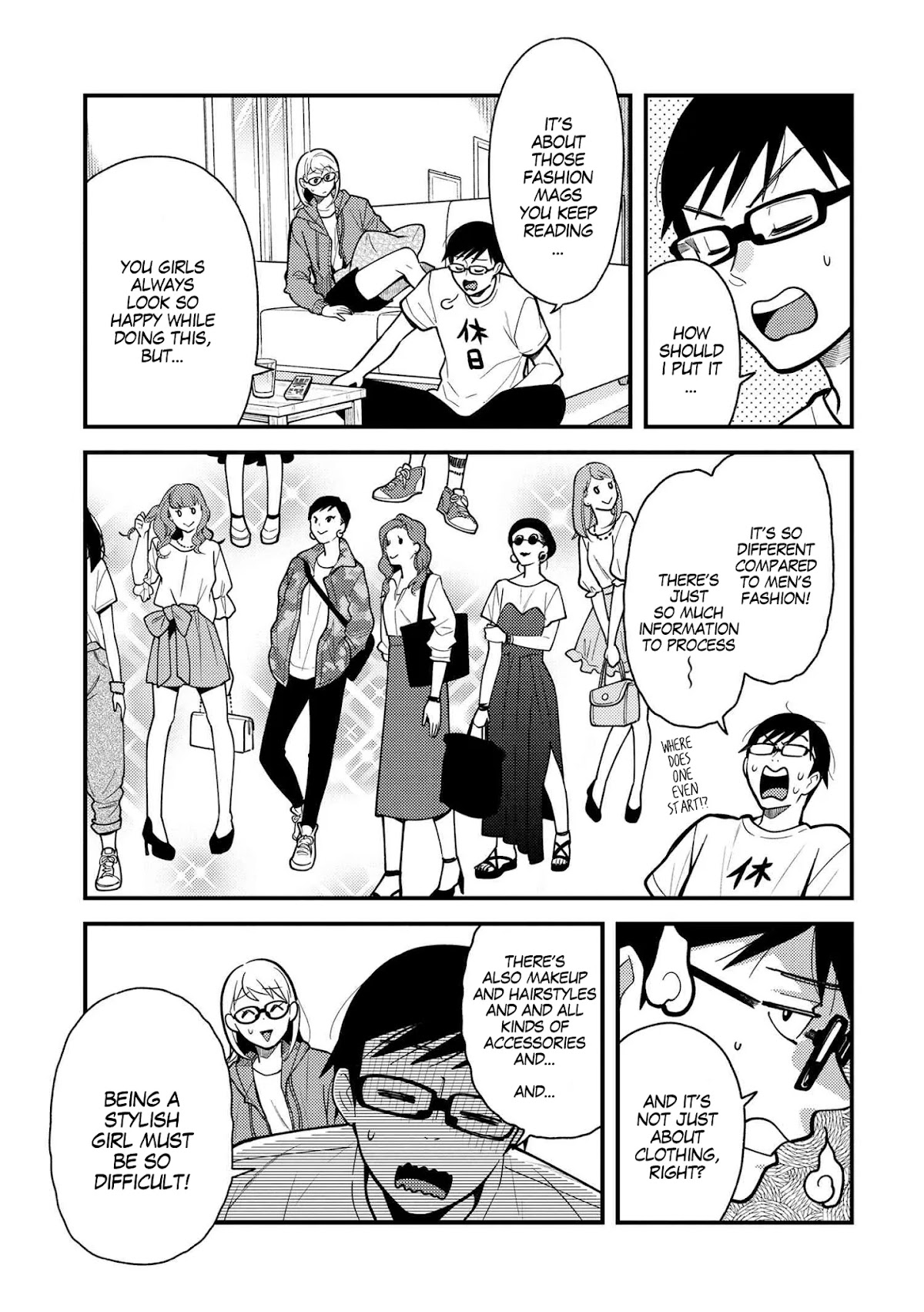 Do it this way if you wear the clothes for ladies' chapter 1 page 3