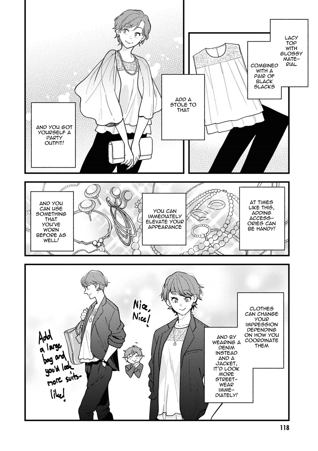 Do it this way if you wear the clothes for ladies' chapter 10 page 6