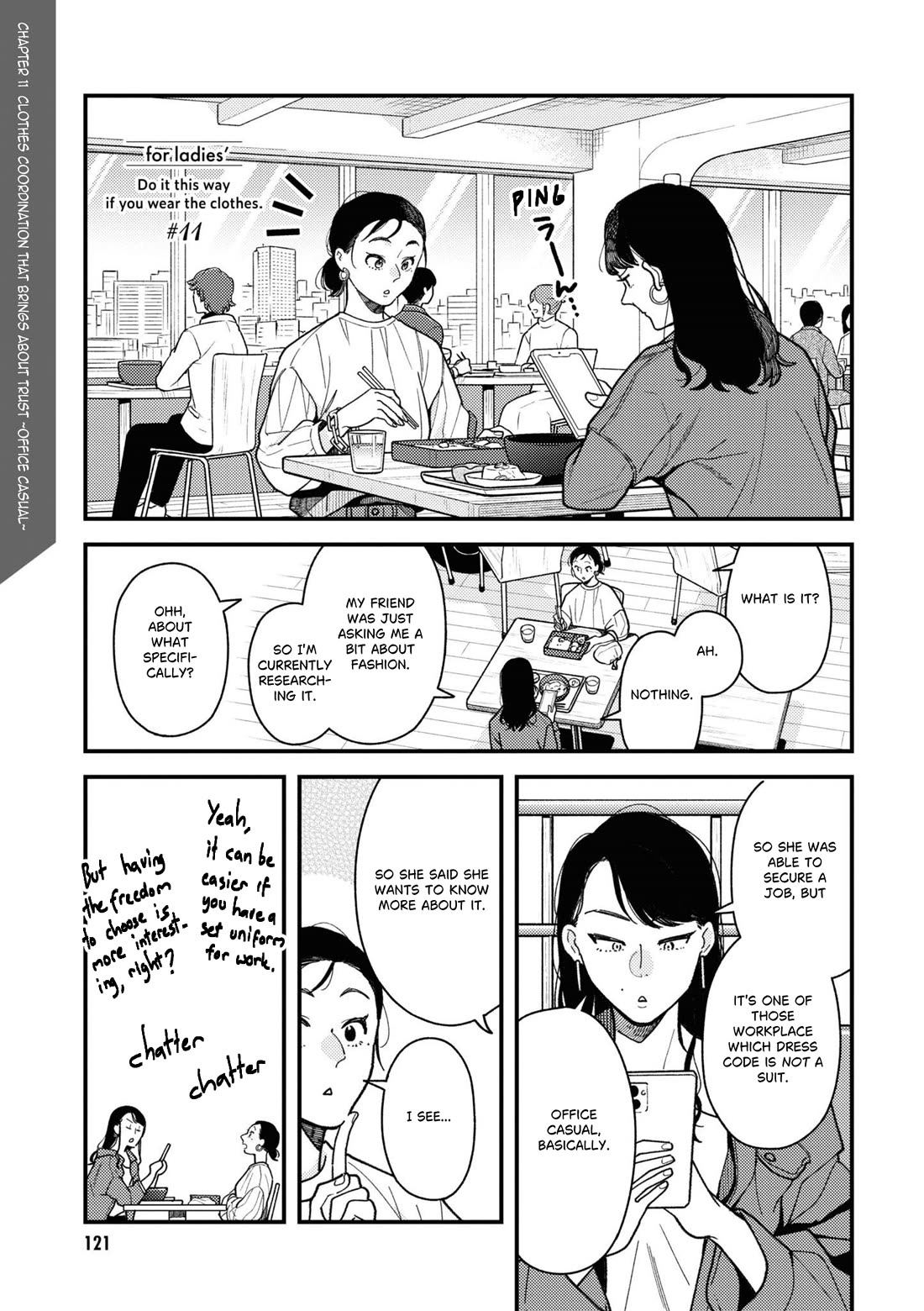 Do it this way if you wear the clothes for ladies' chapter 11 page 1