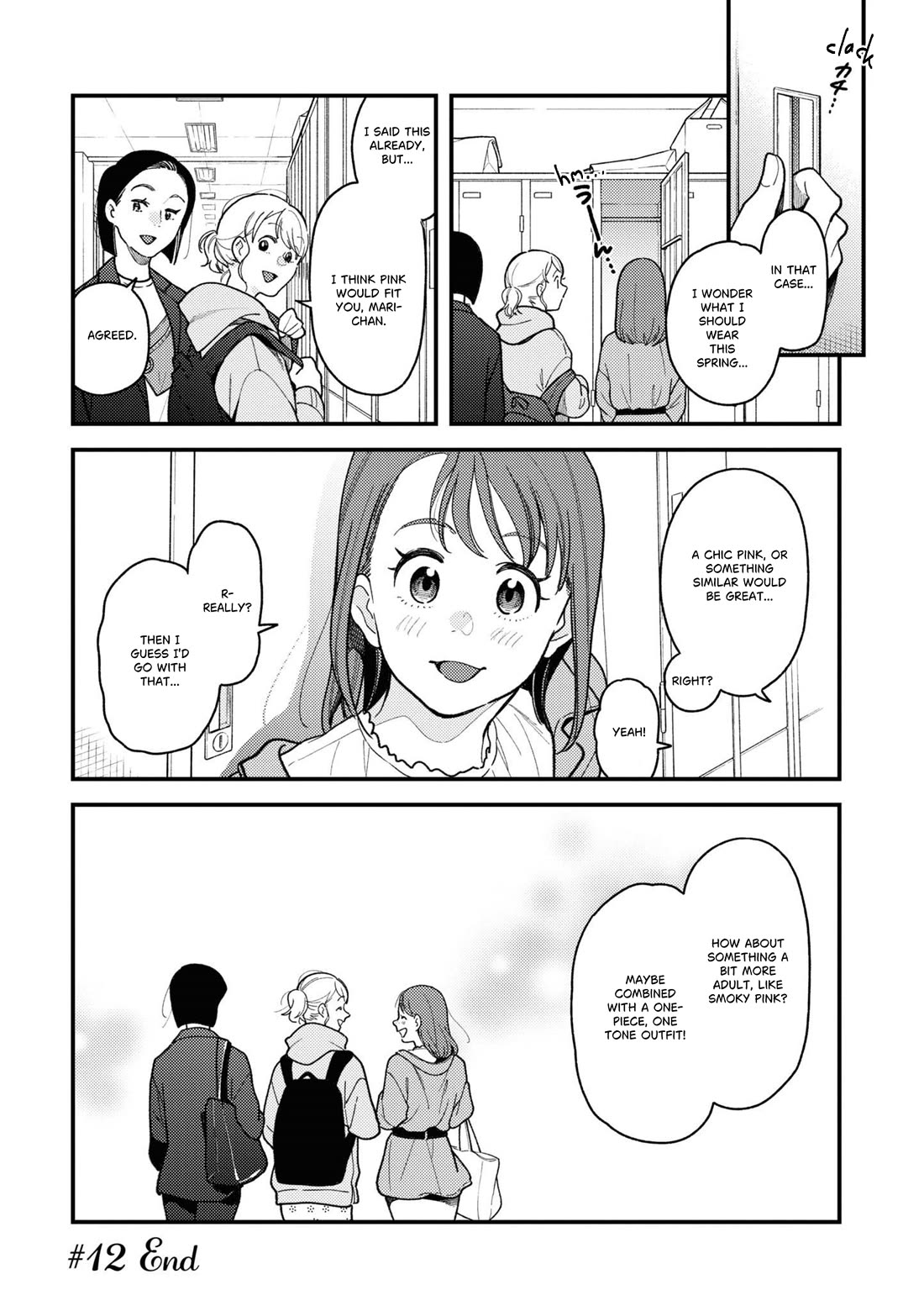 Do it this way if you wear the clothes for ladies' chapter 12 page 10