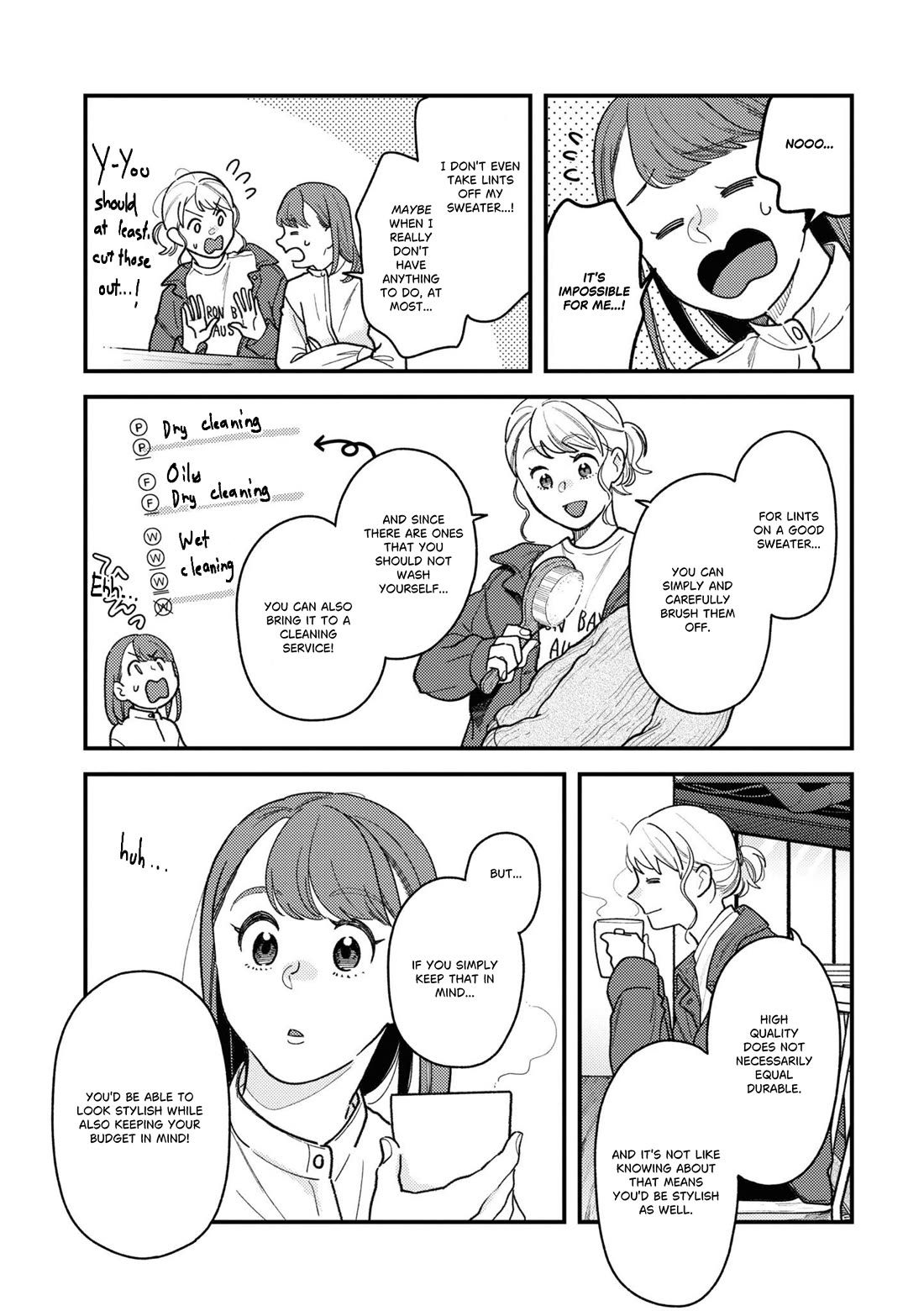 Do it this way if you wear the clothes for ladies' chapter 13 page 7