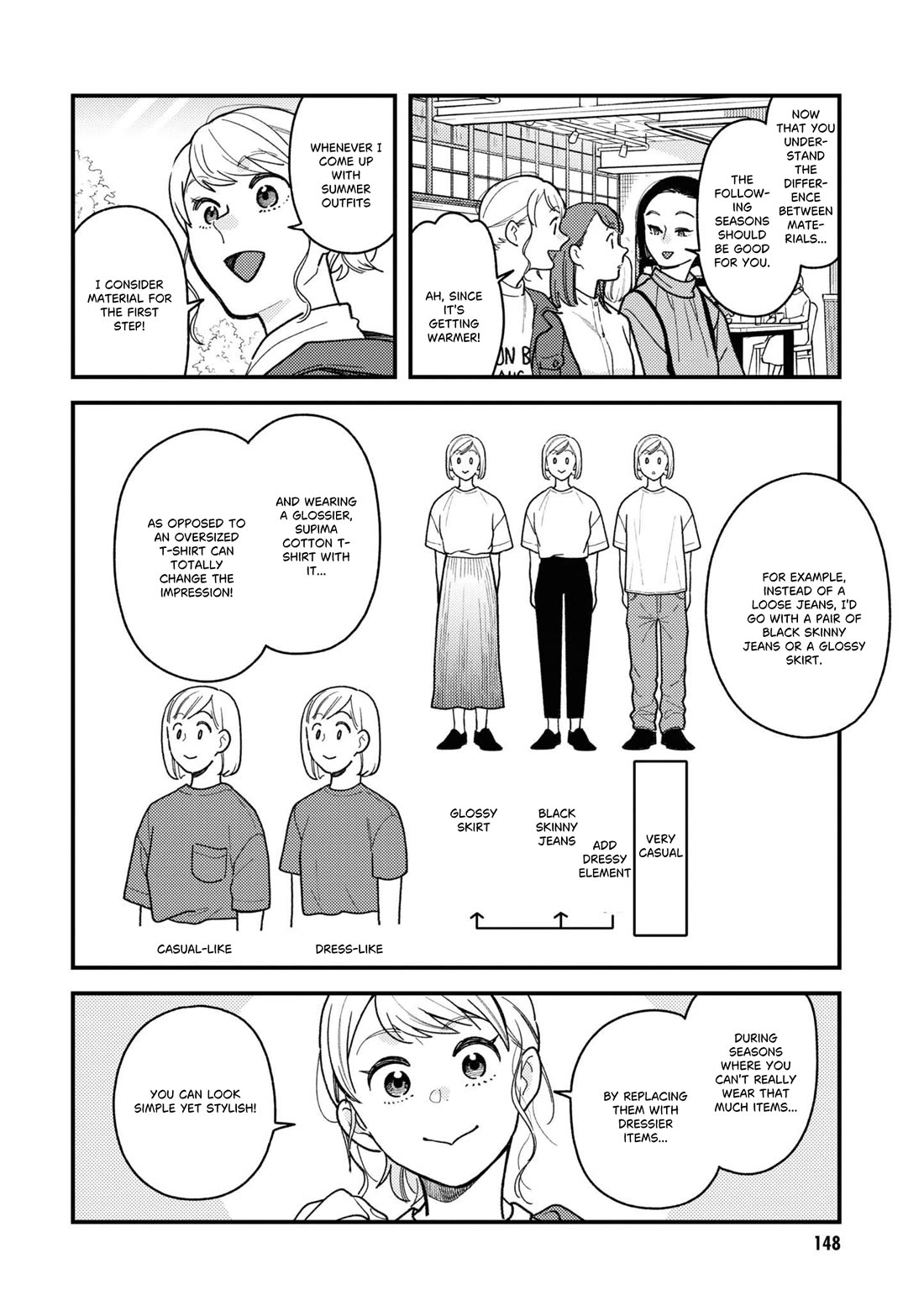 Do it this way if you wear the clothes for ladies' chapter 13 page 8