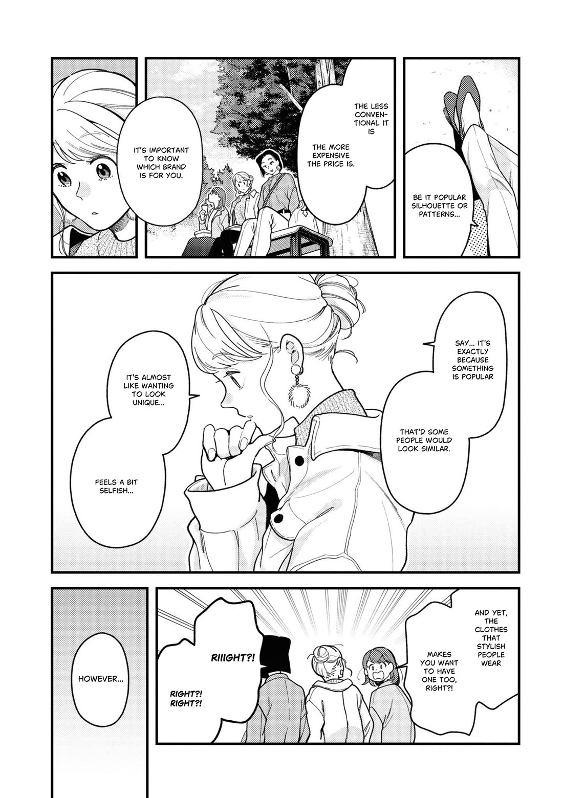 Do it this way if you wear the clothes for ladies' chapter 14 page 7