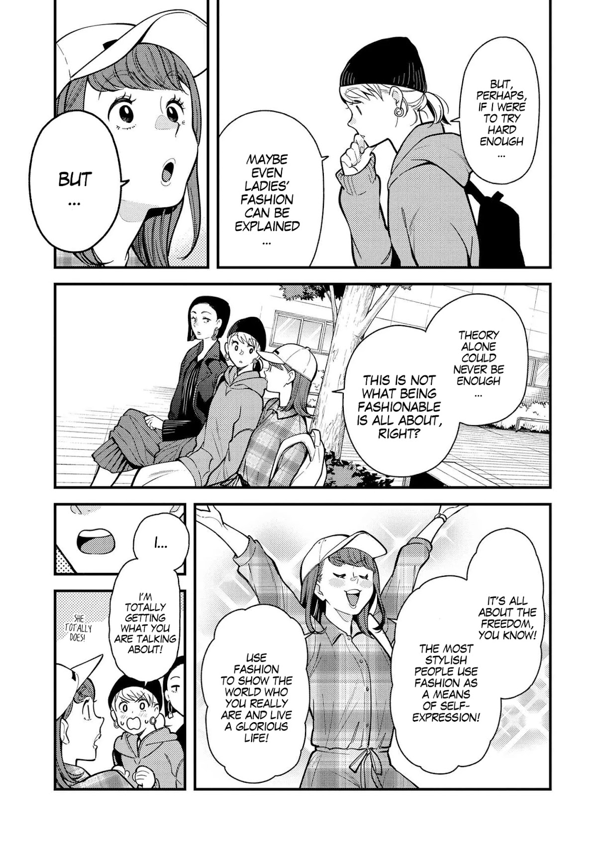 Do it this way if you wear the clothes for ladies' chapter 2 page 5