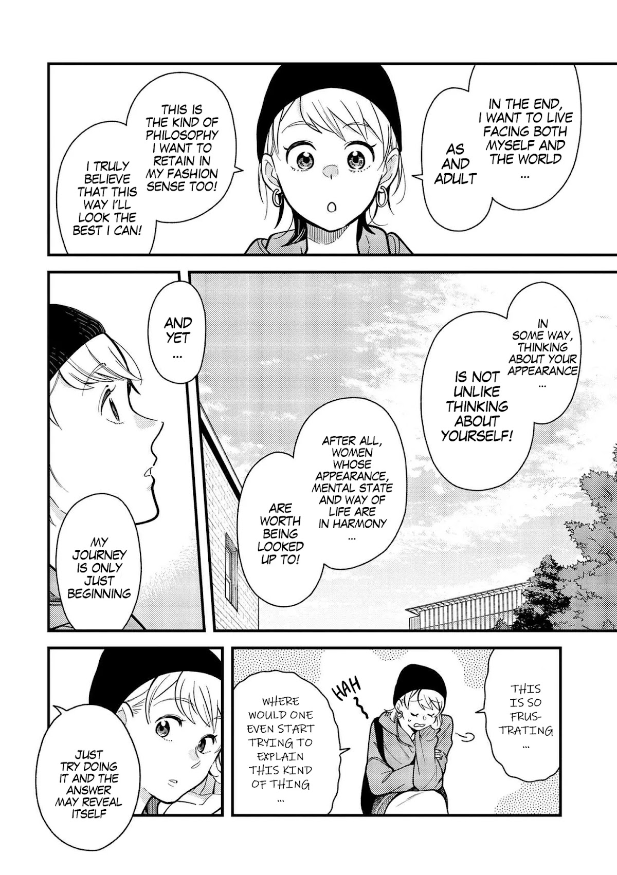 Do it this way if you wear the clothes for ladies' chapter 2 page 6