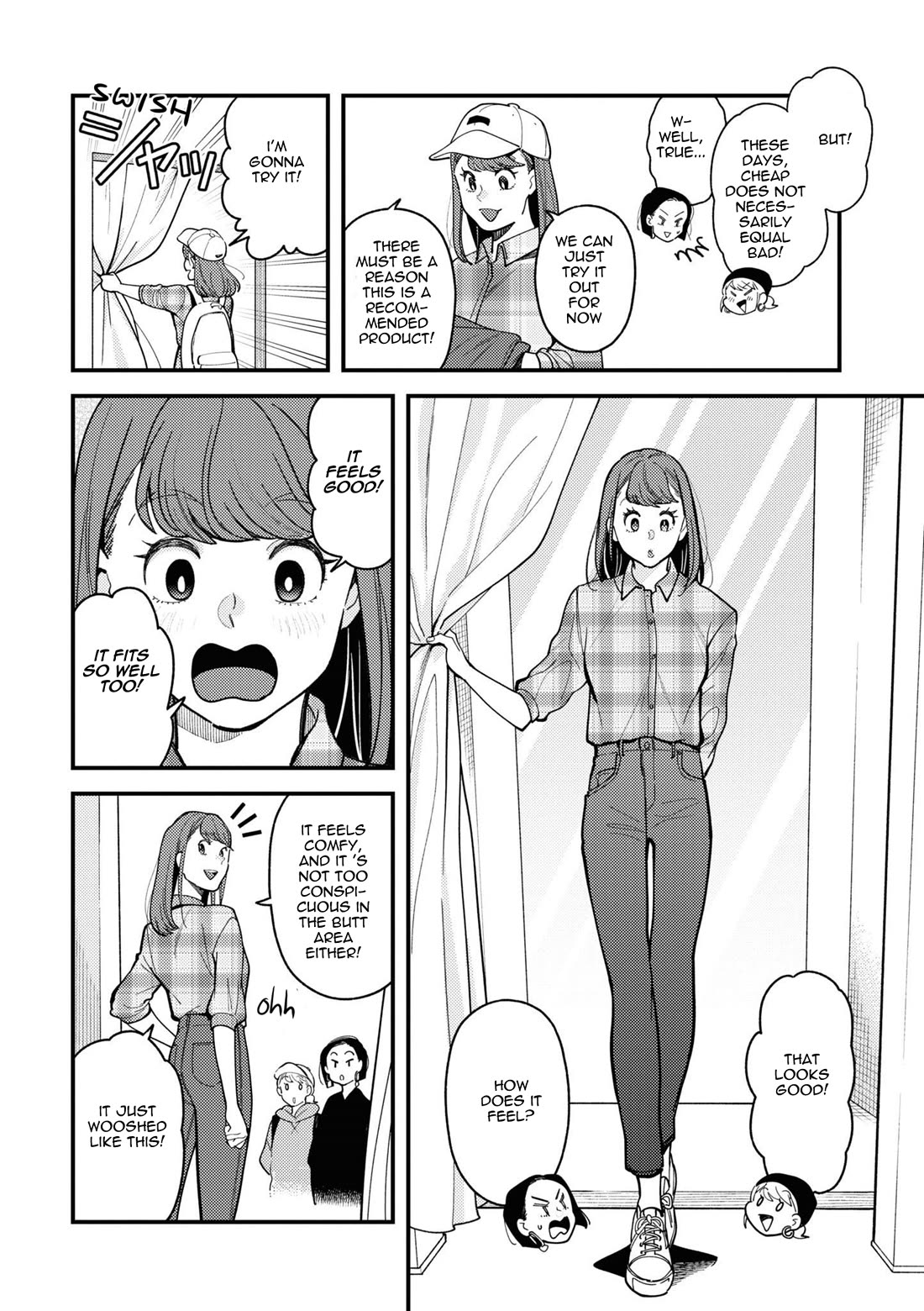Do it this way if you wear the clothes for ladies' chapter 4 page 2