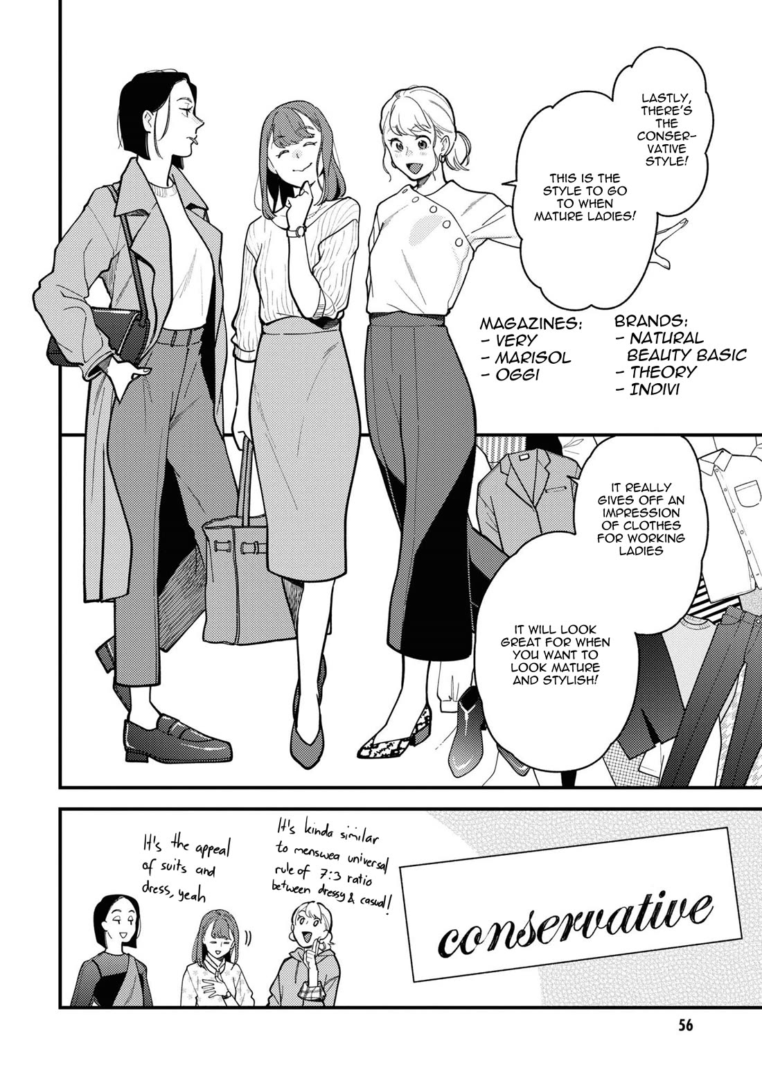 Do it this way if you wear the clothes for ladies' chapter 5 page 6
