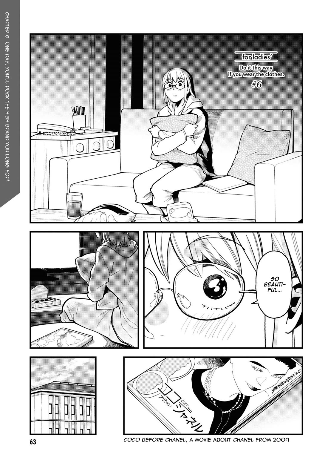 Do it this way if you wear the clothes for ladies' chapter 6 page 1