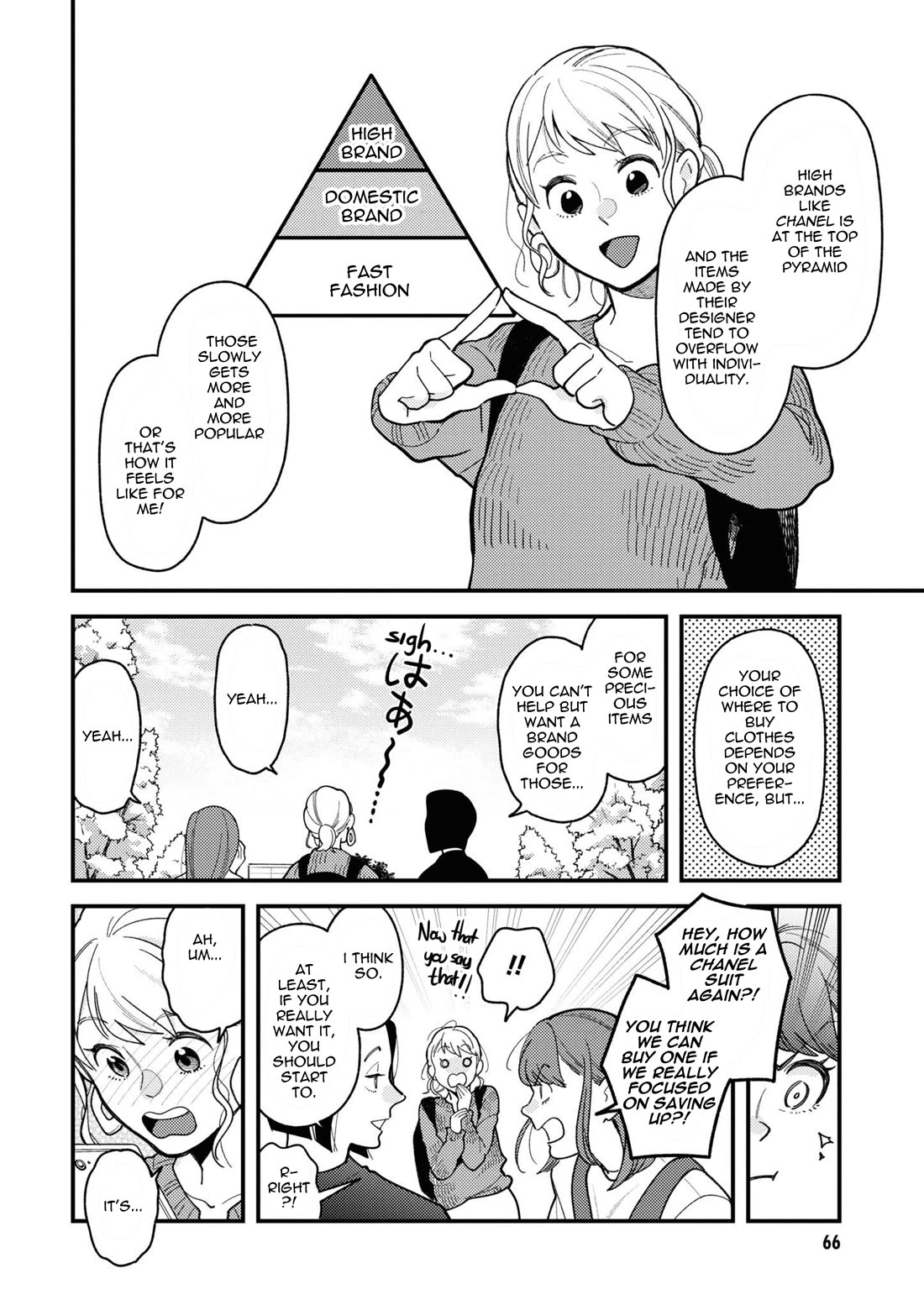 Do it this way if you wear the clothes for ladies' chapter 6 page 4