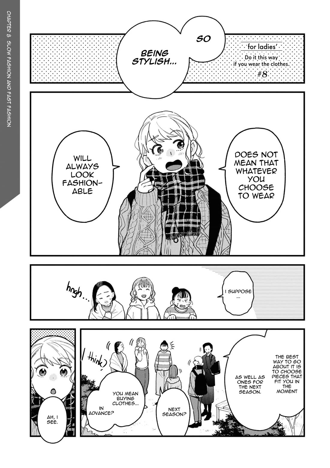 Do it this way if you wear the clothes for ladies' chapter 8 page 1