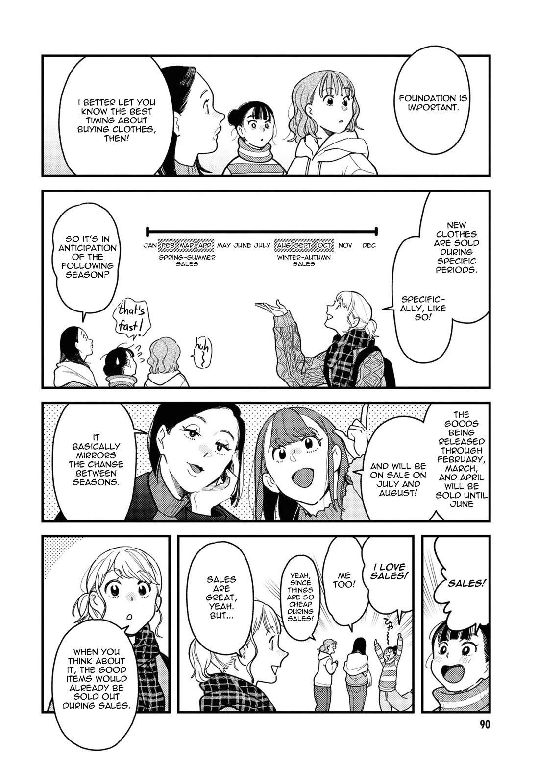 Do it this way if you wear the clothes for ladies' chapter 8 page 2