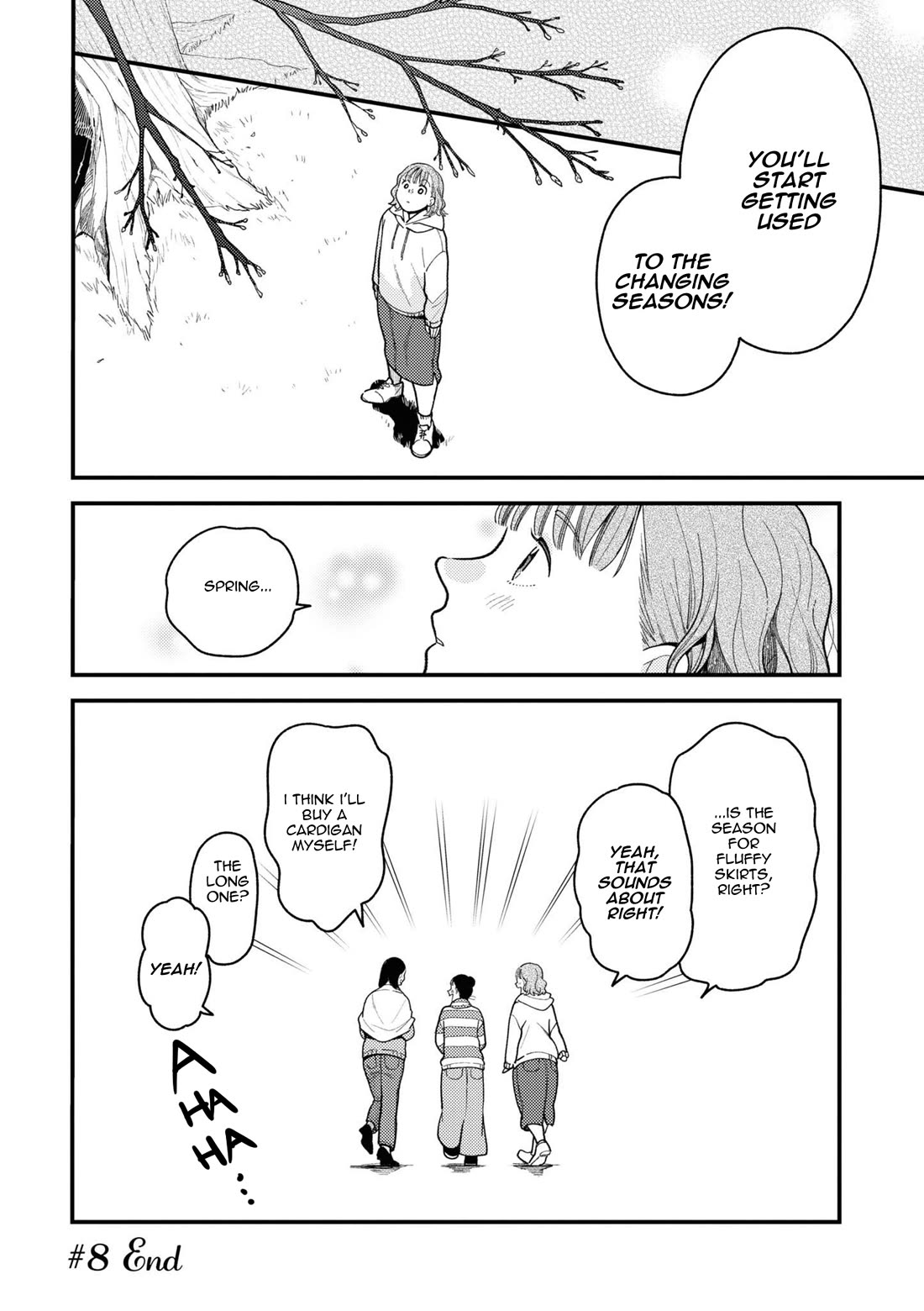 Do it this way if you wear the clothes for ladies' chapter 8 page 8