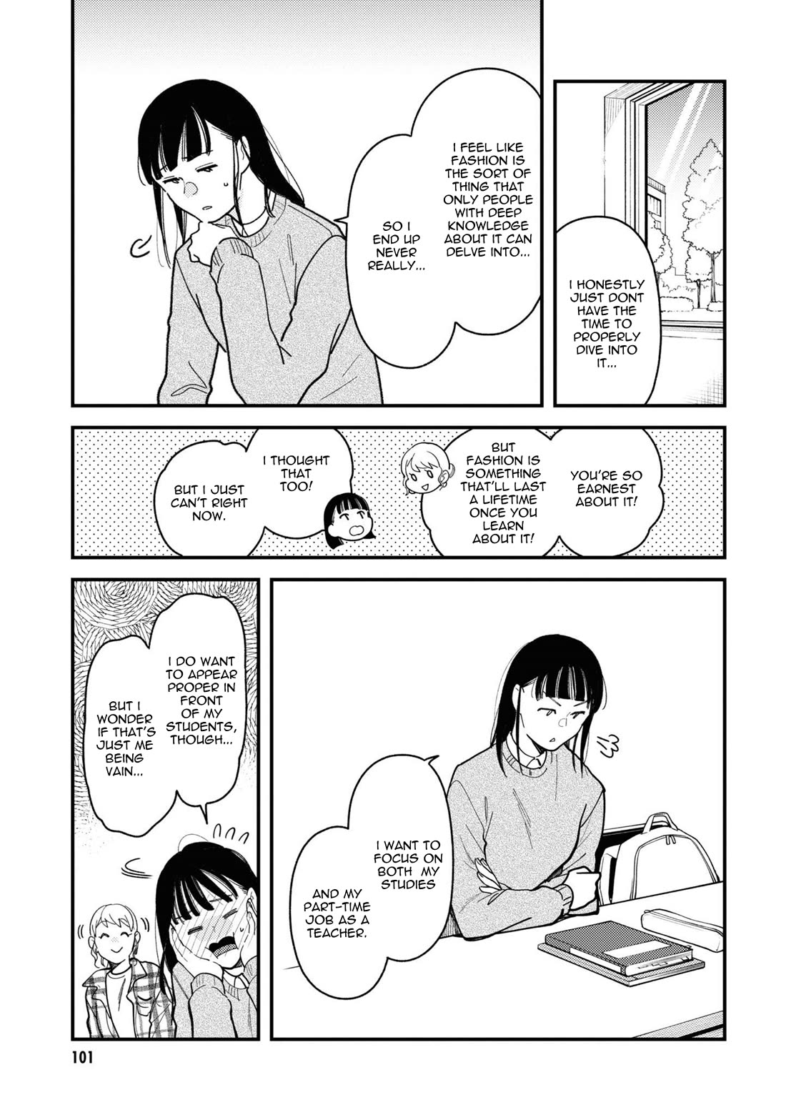 Do it this way if you wear the clothes for ladies' chapter 9 page 3